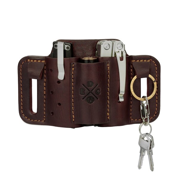 1791 Everyday Carry Tool Organizer for XS/S Multitool, Flashlight with Medium Flex & Easy-Slide Belt Attachment WEB-MN-ES-MF-BUR-A - main